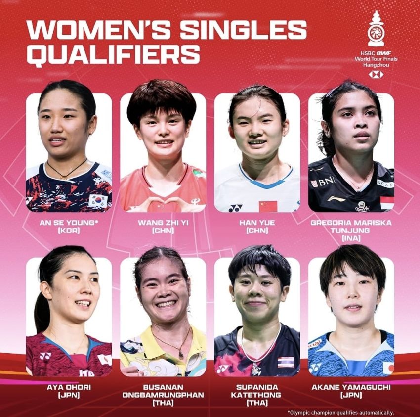 8 Tunggal Putri yang Lolos ke Final BWF Tour 2024, Gregoria Mariska Andalan Indonesia