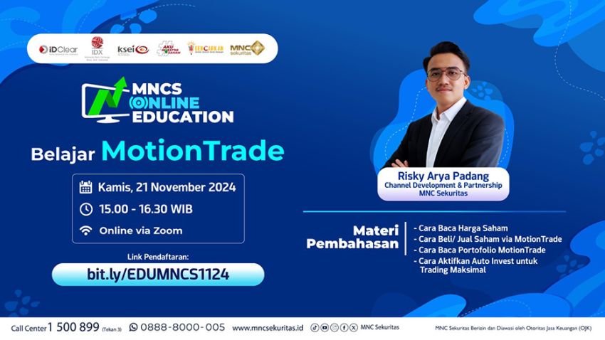 Ayo Ikuti Webinar Gratis MNC Sekuritas Unboxing MotionTrade!