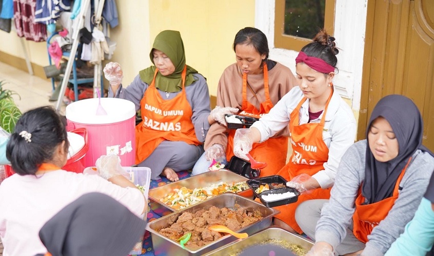 BAZNAS RI Dirikan Dapur Umum dan Dapur Air Bersih bagi Penyintas Banjir Sukabumi