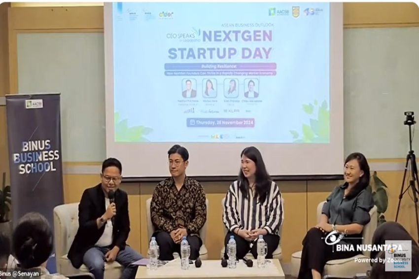 BINUS Business School Undang Praktisi Berbagi Tips Bangun Startup Tangguh