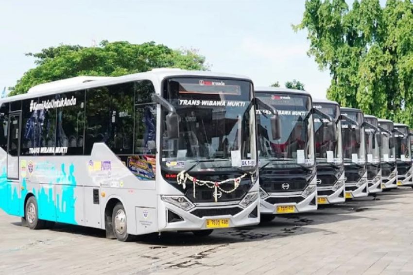 Bus Trans Wibawamukti Mengaspal, Layani Rute Stasiun Cikarang-LRT Jatimulya