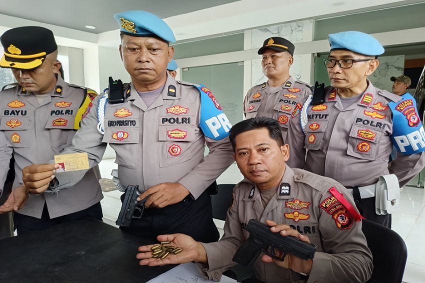 Cek Puluhan Senpi Polisi, Polres Bogor Amankan 2 Senjata Jenis HS