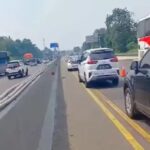 Contraflow Diberlakukan di Tol Jakarta-Cikampek KM 55-65