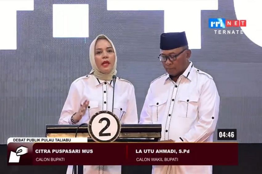 Debat Kedua Pilkada 2024, Citra Mus Optimistis Wujudkan Era Baru Taliabu Emas