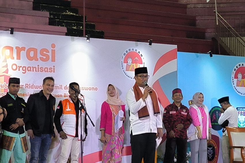 Didukung 18 Ormas di Jakarta, Ridwan Kamil Optimistis Satu Putaran