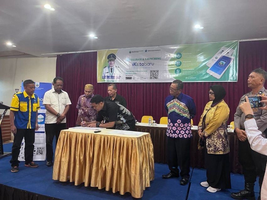 Dispersip Kotabaru Gelar Bimtek dan Peluncuran Digital Library