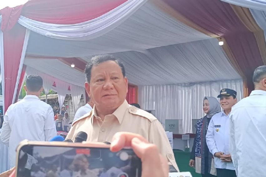 Ditanya Nyoblos Siapa, Prabowo Subianto: Rahasia