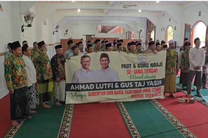 Dukungan Kiai NU dan Tokoh Pendidikan Jateng untuk Ahmad Luthfi-Gus Yasin Meluas