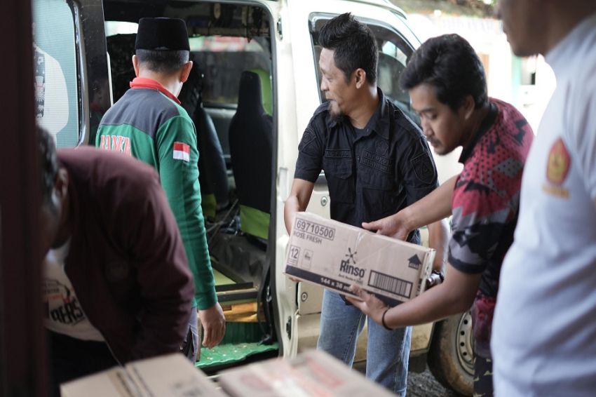 GP Ansor-RMS Salurkan Bantuan untuk Korban Bencana di Sukabumi, Cianjur, dan Banten