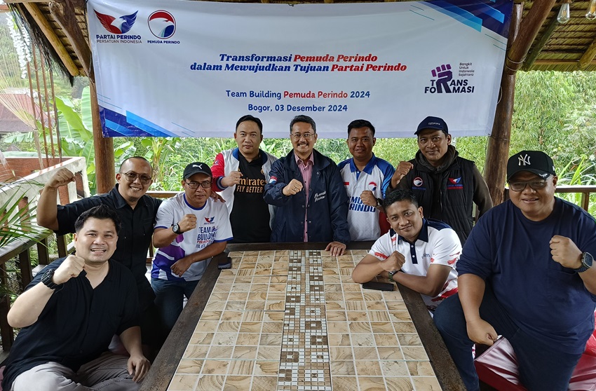 Harapan DPP Pemuda Perindo Gelar Team Building di Bogor