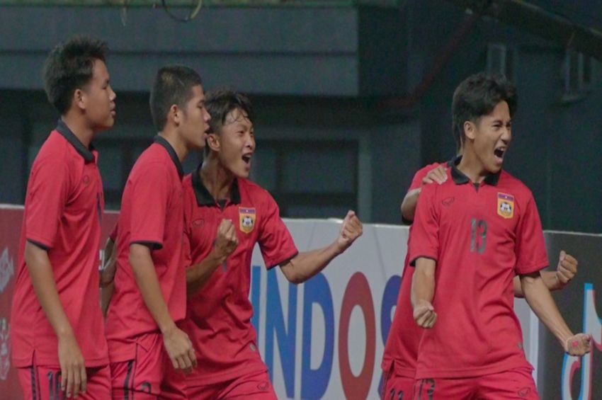 Hasil Indonesia vs Laos: Tendangan Peter Phanthovang dari Jarak Dekat Bikin Skor Imbang 3-3