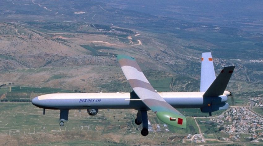 Hizbullah Tembak Jatuh Drone Hermes 450 Milik Israel