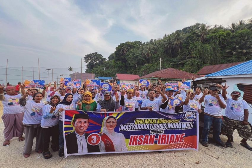 Inginkan Perubahan di Morowali, Masyarakat Bugis Dukung Iksan-Iriane