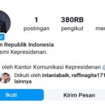 Istana Bikin Akun Instagram Resmi Presiden Prabowo, Ini Namanya