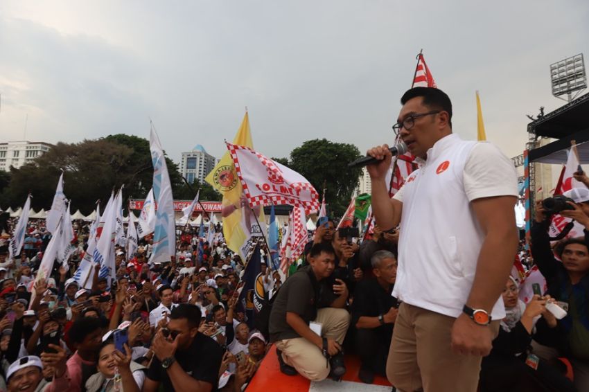 Kampanye Akbar, Ridwan Kamil Ajak Warga Coblos RIDO di Pilkada Jakarta