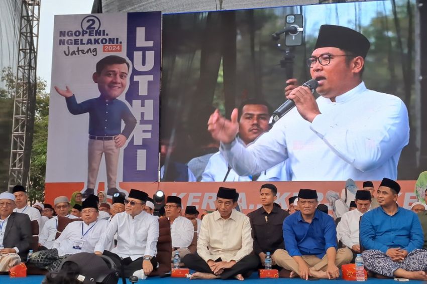 Kampanye Hari Terakhir Pilkada Jateng, Jokowi Hadiri Doa Bersama untuk Ahmad Luthfi-Taj Yasin di Semarang