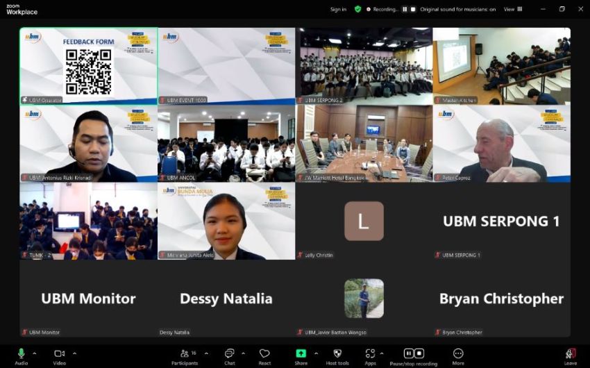 Mahasiswa UBM Gali Ilmu Industri Perhotelan dari Pakar Internasional