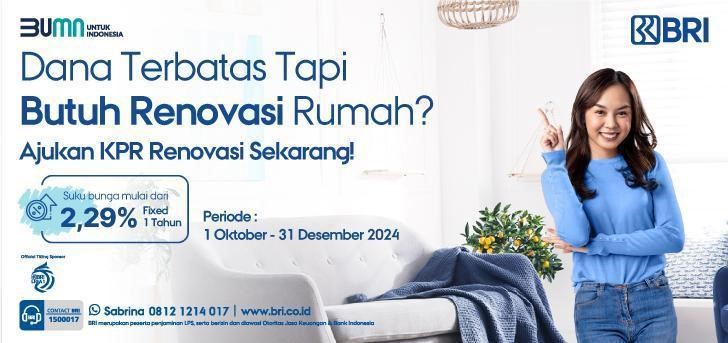 Manfaatkan KPR BRI untuk Renovasi Efisien Rumah Idaman