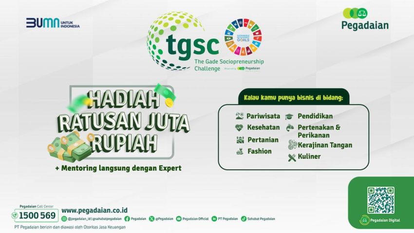 Masih Ada Kesempatan, Pebisnis Muda Segera Daftar The Gade Sociopreneurship Challenge 2024