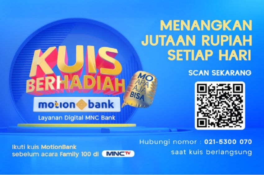 Menangkan Jutaan Rupiah Setiap Hari, Ikuti Kuis Berhadiah MotionBank Sebelum Acara Family 100 di MNCTV