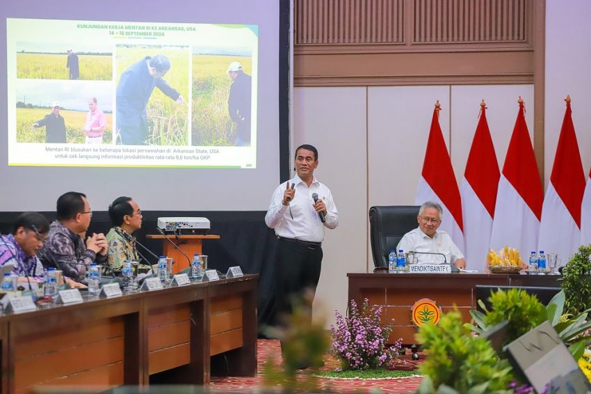 Mentan Gandeng Perguruan Tinggi Dorong Inovasi Teknologi Pertanian untuk Swasembada Pangan