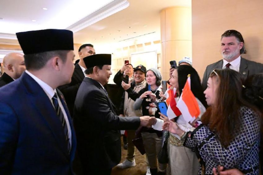 Momen Diaspora Indonesia Sambut Hangat Kedatangan Prabowo di Washington DC