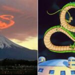 Naga Api Muncul di Atas Gunung Fuji, Warganet Bandingkan dengan Dragon Ball