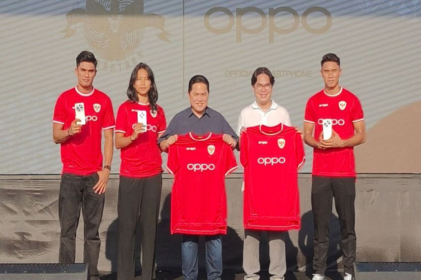 OPPO Indonesia Jadi Official Smartphone Timnas Indonesia, Dukung Penuh Garuda Muda dan Sepak Bola Tanah Air