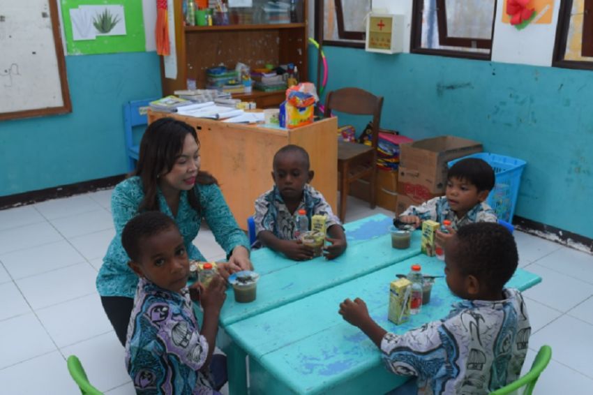 Papua Tengah Gelar Sarapan Sehat Bergizi, Sasar Murid dan Guru