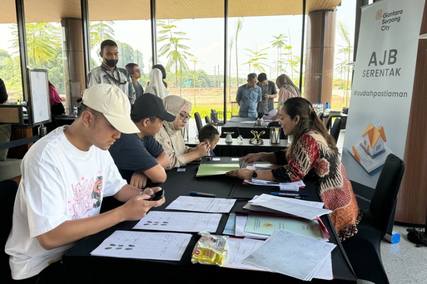 Penuhi Janji ke Konsumen, Giantara Serpong City Gelar AJB Massal