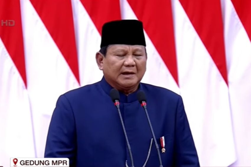 Presiden Prabowo Janji Jalankan Sumpah Jabatan dengan Tanggung Jawab