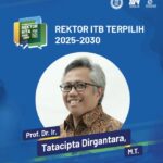 Prof Tatacipta Dirgantara Terpilih Jadi Rektor ITB 2025-2030, Ini Riwayat Pendidikannya