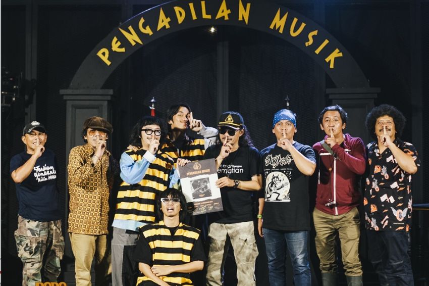 Rekam Jejak Band Dongker Dikupas DCDC Pengadilan Musik