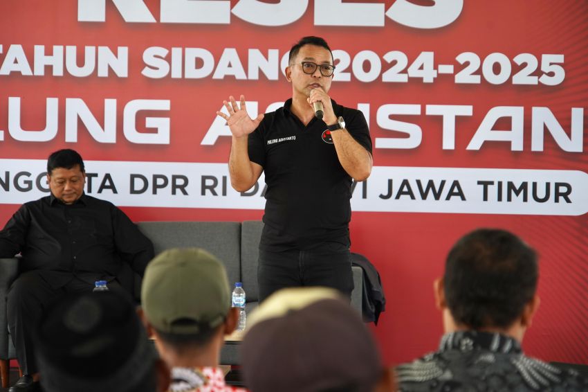 Reses, Anggota DPR Pulung Agustanto Ajak Warga Siap Sambut Kemajuan Kediri