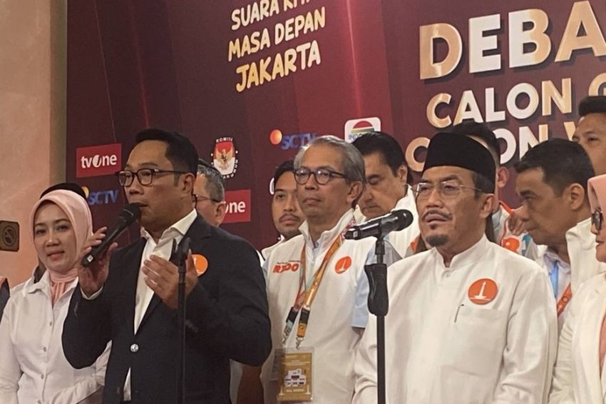 Ridwan Kamil Dicecar Program di Jabar saat Debat Pilkada Jakarta: Banyak Kerja, Banyak Cerita