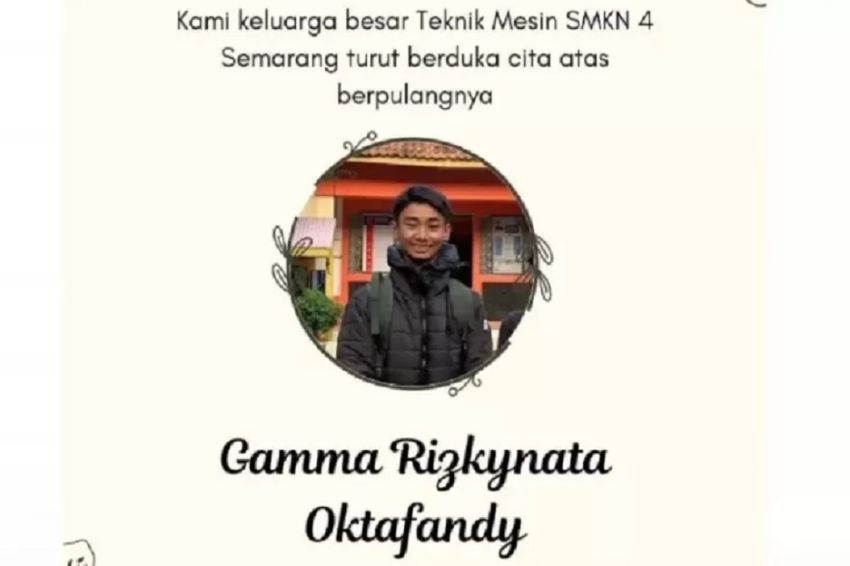 Riwayat Pendidikan Gamma Rizkynata Oktafandy, Siswa Paskibra Korban Penembakan Oknum Polisi