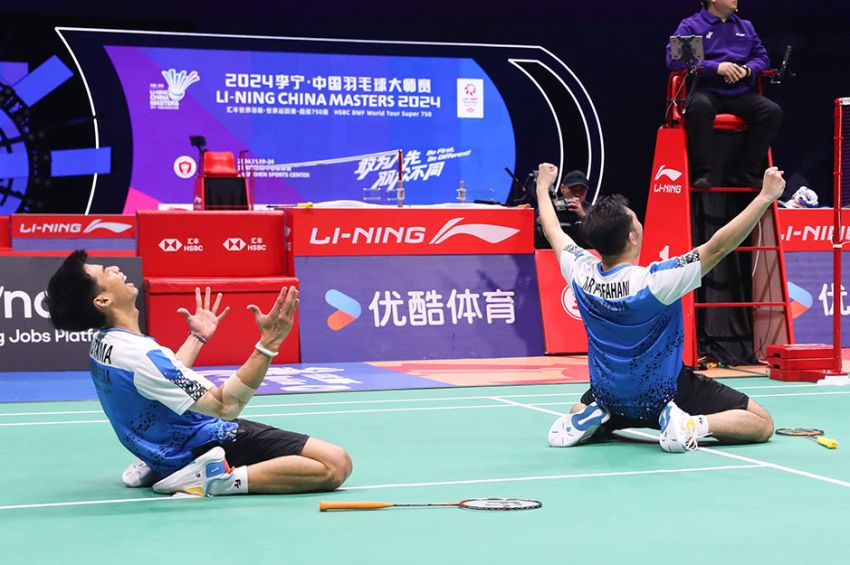 Sabar/Reza Tumbangkan Unggulan 3, Indonesia Kirim 2 Wakil di Final China Masters 2024