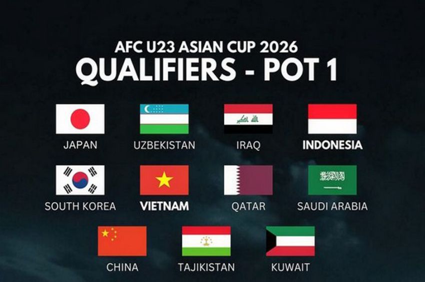 Sejarah Baru! Timnas Indonesia Masuk POT 1 Kualifikasi Piala Asia U-23 2026