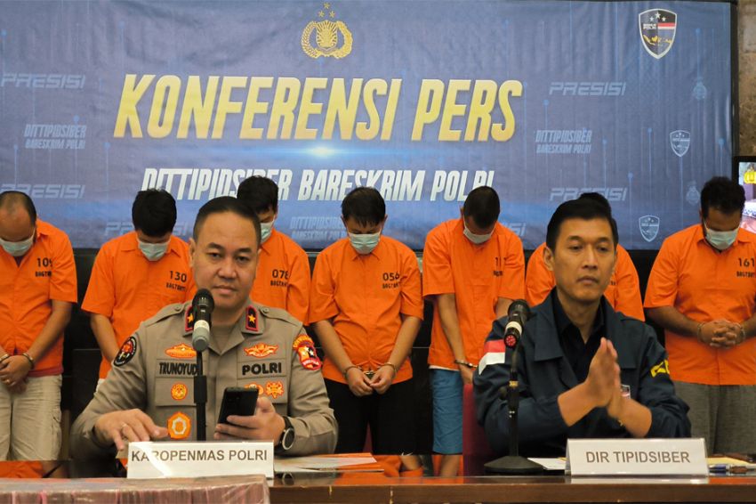 Sindikat Judi Online Dikendalikan Warga China, Polisi Sita Rp6 Miliar dan Blokir 5 Rekening