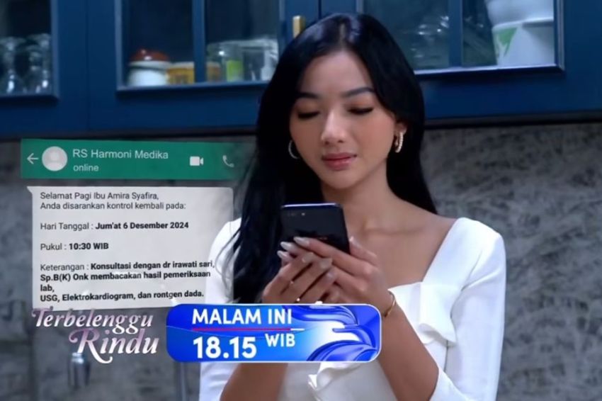 Sinopsis Sinetron Terbelenggu Rindu Eps 73: Rahasia Vernie & Hasil Tes Donor yang Dinanti