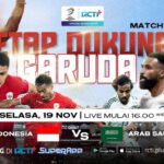 Streaming Pertandingan Timnas Indonesia vs Arab Saudi di RCTI+ SuperApp