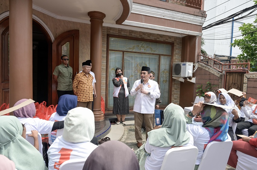 Suswono Dengarkan Curhatan Ibu-Ibu di Jagakarsa: Minta Modal Usaha