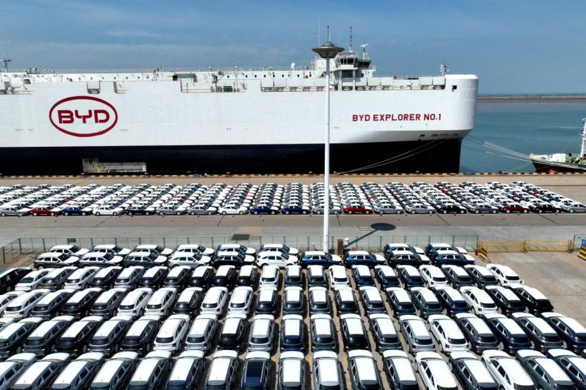 Tidak Laku Dijual, 70.000 Mobil BYD Menumpuk di Pelabuhan Brasil