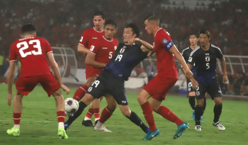 Timnas Indonesia Tertinggal 0-2 Lawan Jepang di Babak Pertama