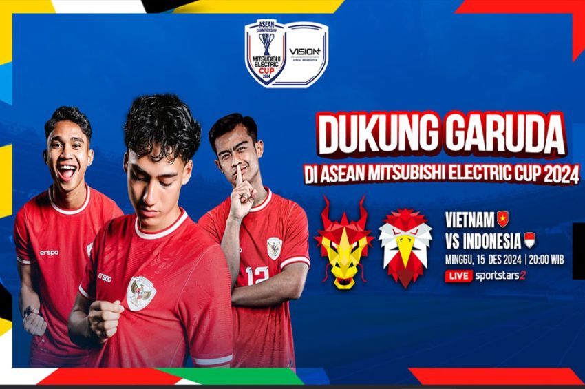 3 Poin Krusial! Duel Sengit Vietnam vs Indonesia, Streaming di Sini