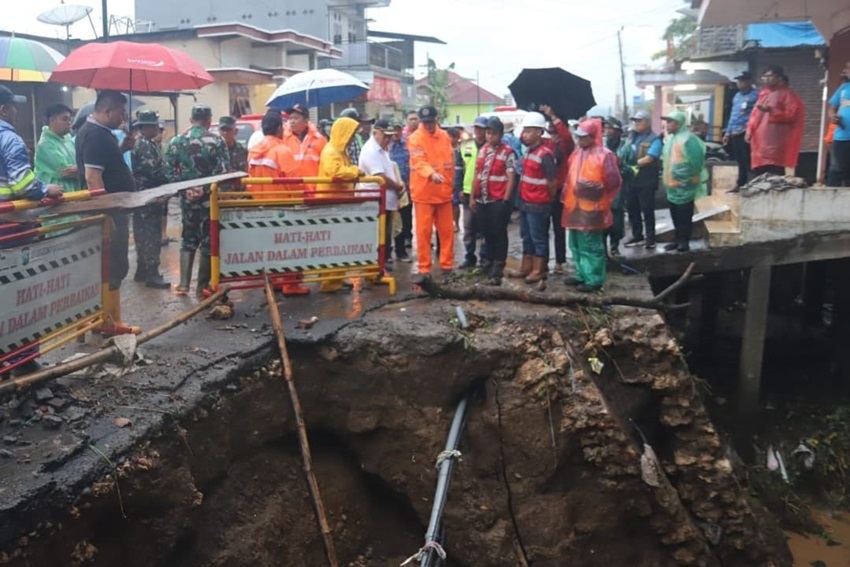 4 Jembatan di Malang Rusak Diterjang Banjir Bandang