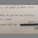 Anak Bunuh Ayah dan Nenek di Lebak Bulus Tulis Surat untuk Keluarganya, Tulisan Tangan