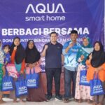 AQUA Elektronik Serahkan Bantuan bagi Korban Tanah Longsor di Sukabumi