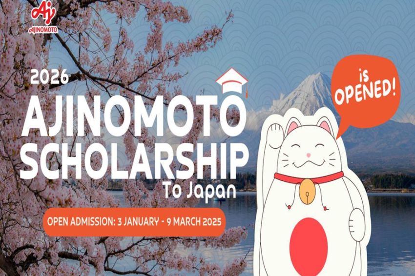 Beasiswa Ajinomoto 2025 Dibuka, Kuliah S2 Gratis di 7 Kampus Jepang