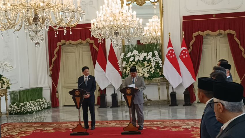 Bertemu PM Singapura, Prabowo Bahas IKN hingga Food Estate